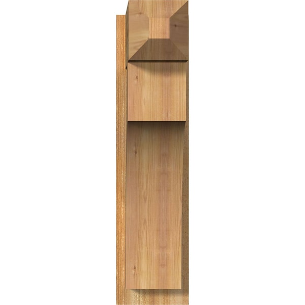 Westlake Rough Sawn Craftsman Outlooker, Western Red Cedar, 8W X 20D X 32H